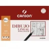 Set 10 láminas dibujo lineal A4 160gr. Canson