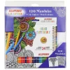 Set 24 lápices colores Alpino con libro 120 mandalas