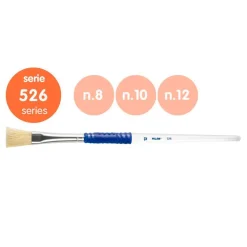 Set 3 pinceles planos serie 526 números 8, 10 y 12