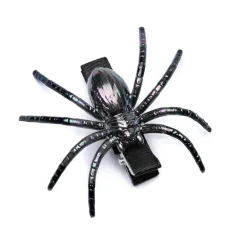 Set 2 pinzas clip araña Halloween