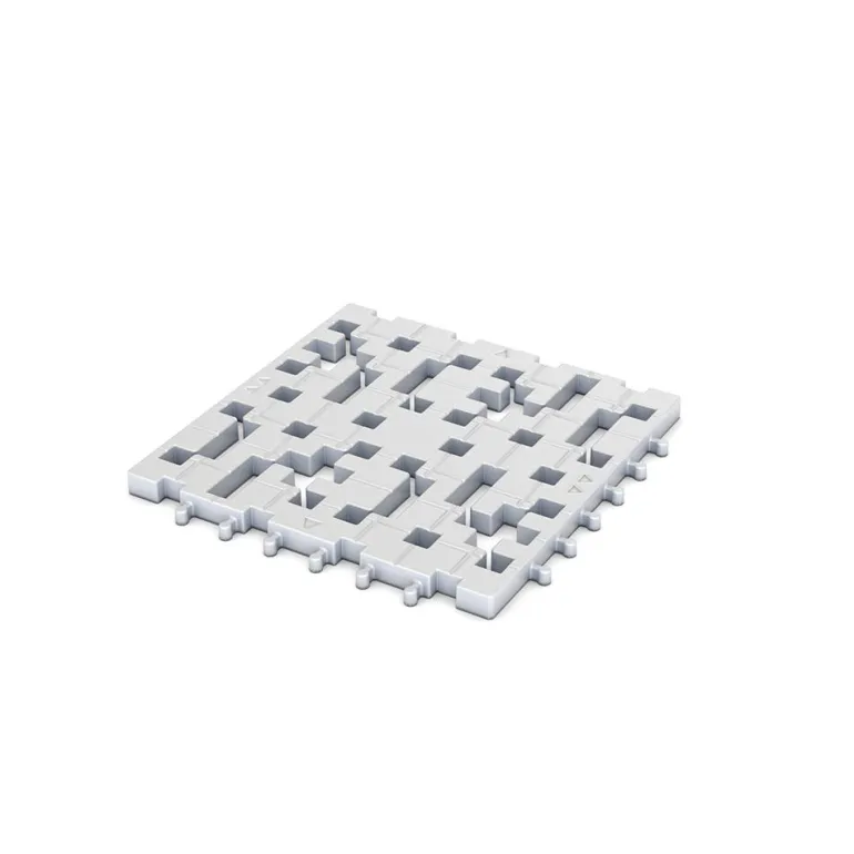 Set 6 placas base Meli basic color plateado soporte construcciones