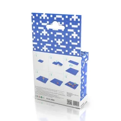 Set 6 placas base Meli basic color azul soporte construcciones