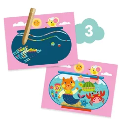 Set actividades creativas El gato y sus amigos