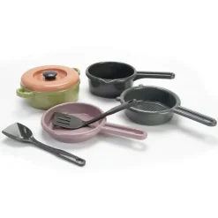 Set batería de cocina 6 pzas Eco Green Bean (Colores surtidos)