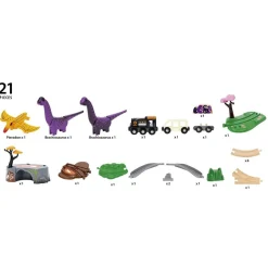 Set circuito tren aventuras jurásicas dinosaurios