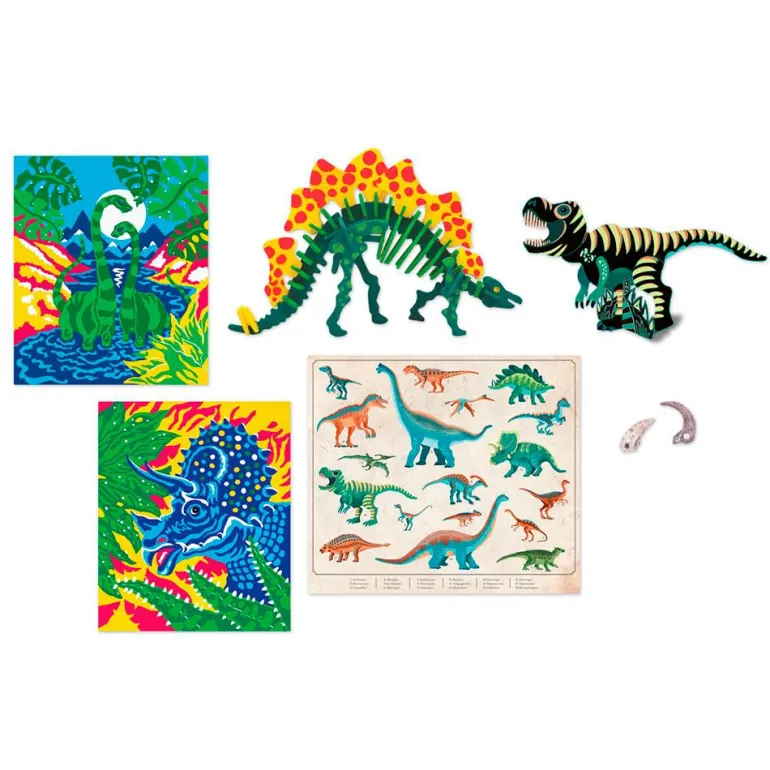 Set con 6 actividades de dinosaurios Jurassic Explorer