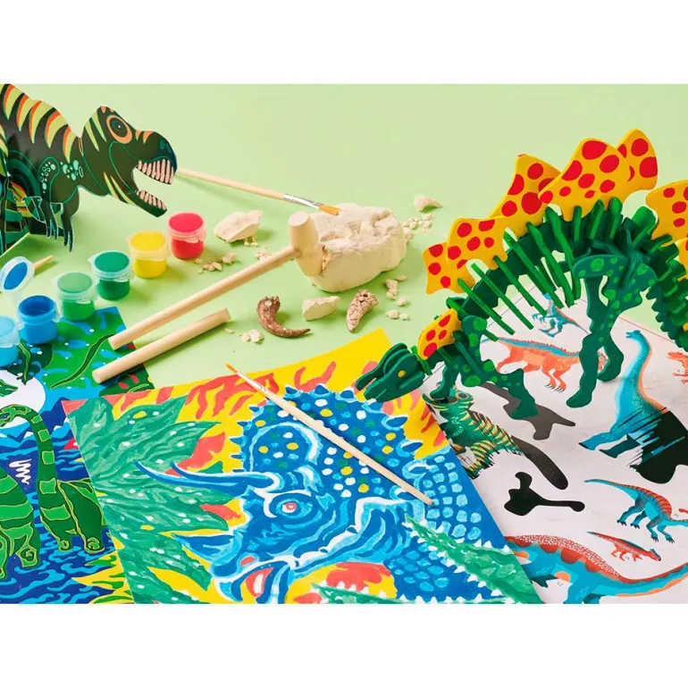 Set con 6 actividades de dinosaurios Jurassic Explorer