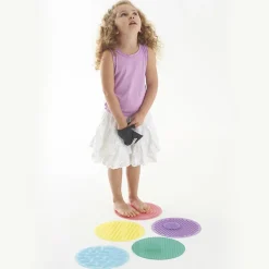 Set círculos silicona sensoriales texturas y colores