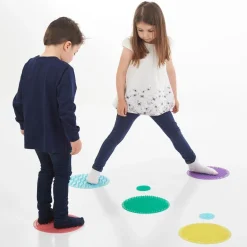 Set círculos silicona sensoriales texturas y colores