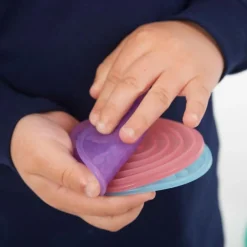 Set círculos silicona sensoriales texturas y colores