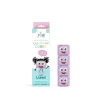 Set cubos lilas con luz 4 unidades Glo Pals