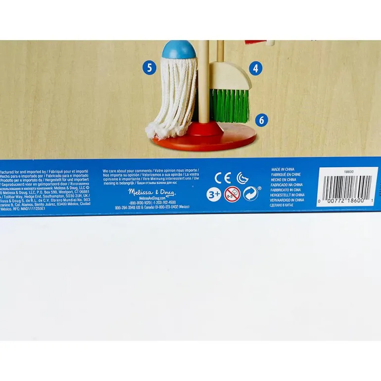 Set de accesorios de limpieza de madera