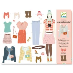 Set de recortables: el gran ropero