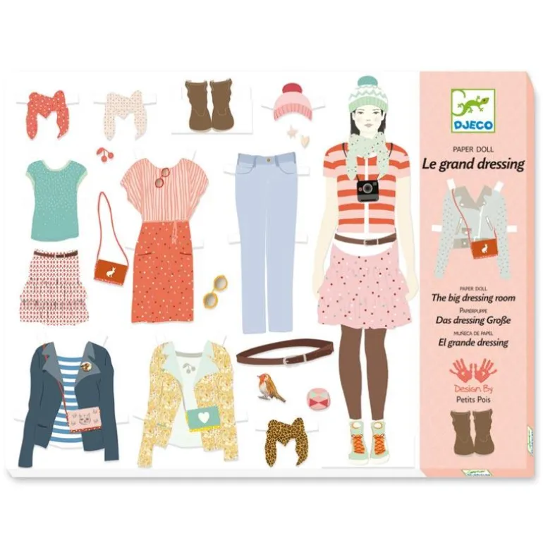 Set de recortables: el gran ropero