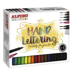 Set hand lettering Alpino