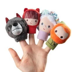 Set marionetas dedo Caperucita roja