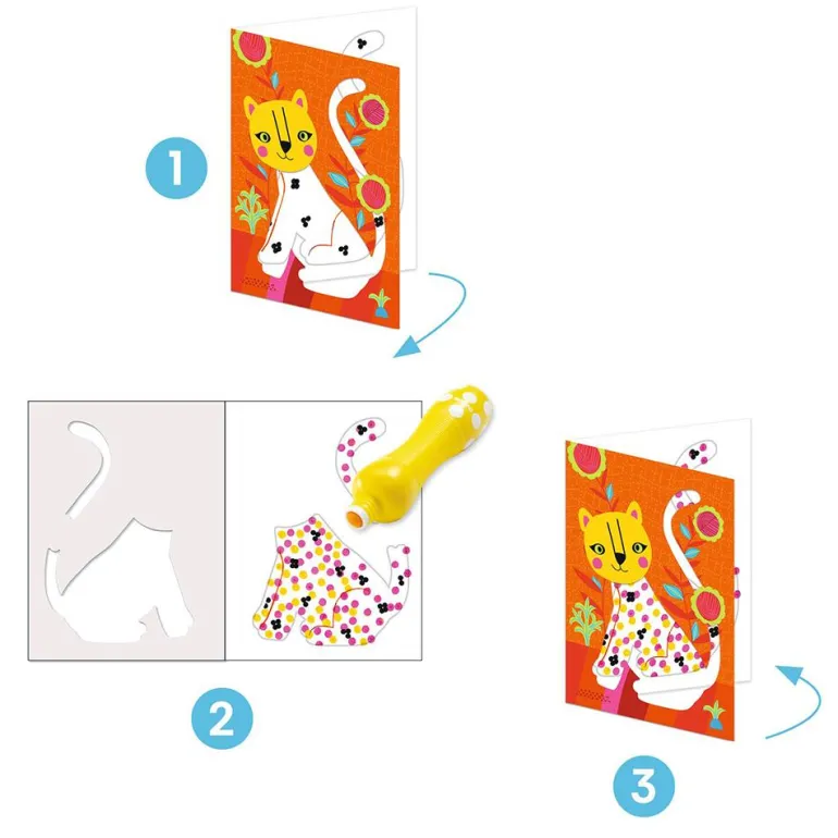 Set para colorear con puntos ¡Y punto pelota!