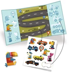 Set pegatinas gruesas removibles Vehículos