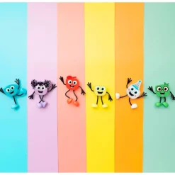 Set personaje Alex y 2 cubos amarillos con luz Glo Pals