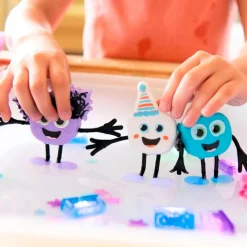 Set personaje Blair y 2 cubos azules con luz Glo Pals