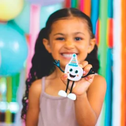 Set personaje Party Pal y 2 cubos multicolor con luz Glo Pals