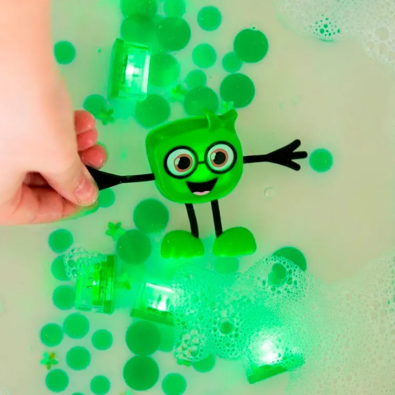 Set personaje Pippa y 2 cubos verdes con luz Glo Pals