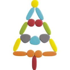 Set piedras junior colores tierra