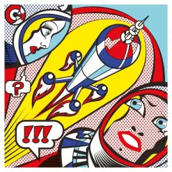 Set pintar rotuladores pincel y calcomanías superhéroes