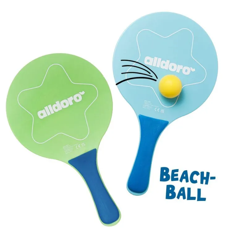 Set raquetas con ventosa con 2 pelotas.