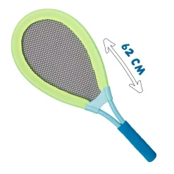 Set raquetas XL con 1 pelota y 1 pelota de bádminton.