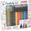 Set rotulador y marcador 20 unidades Creativity set Alpino
