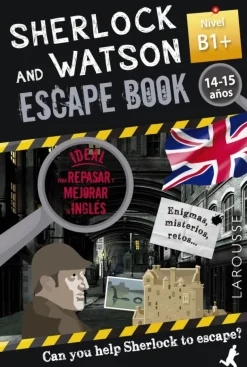 Sherlock & Watson. Escape book para repasar inglés. 14-15 años