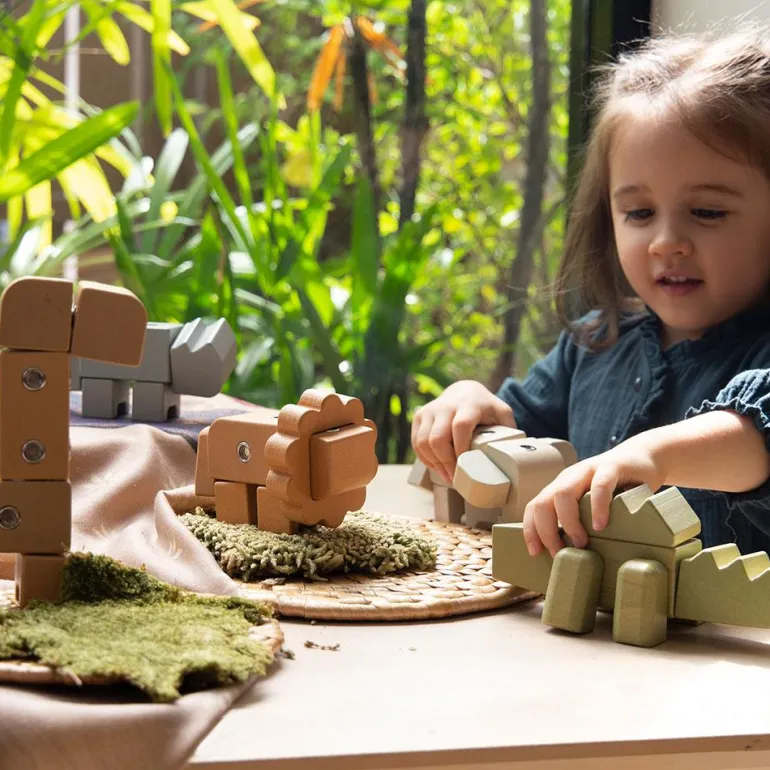 Snap block animales 33 pzas.