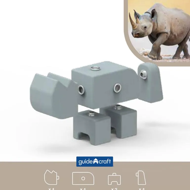 Snap block animales 33 pzas.