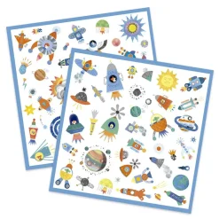 Sobre 160 pegatinas Espacio