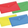 Sobre de polipropileno tamaño A5 con cierre de velcro 25 x 18cm.