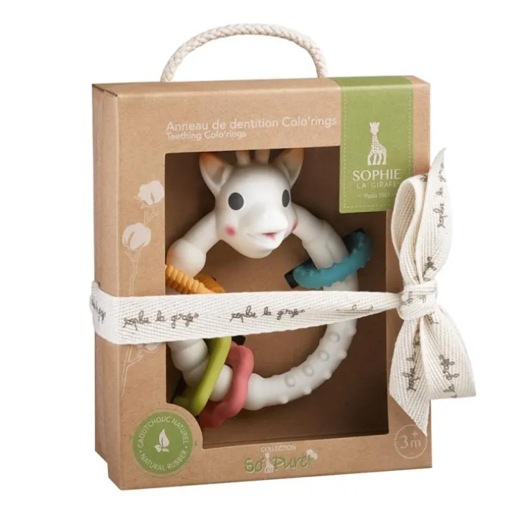 Sonajero mordedor colorings Sophie la Girafe