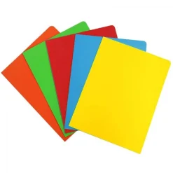 Subcarpeta de cartulina tamaño folio 180gr. con hendiduras 50 unidades