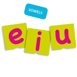 Tacto fichas letras y signos de puntuación