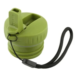 Tapón con boquilla verde para botella inox 350ml y 500ml