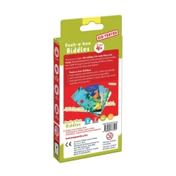 Tarjetas en inglés Peek a Boo Riddles for ages 4