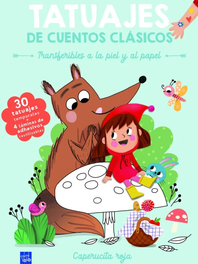 Tatuajes de cuentos clásicos. Caperucita roja