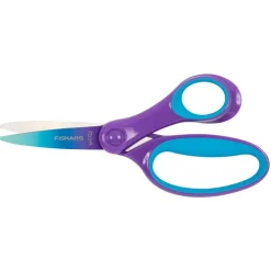Tijeras softgrip 15cm. azul y violeta Fiskars