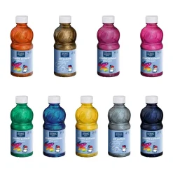 Témpera líquida con purpurina 250ml. Color&Co