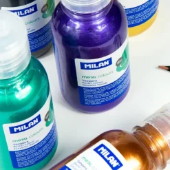 Témpera líquida metalizada 125ml. Milan