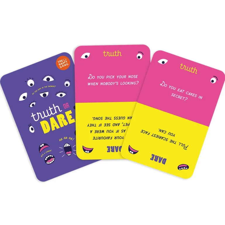 Truth or Dare 50 questions en inglés