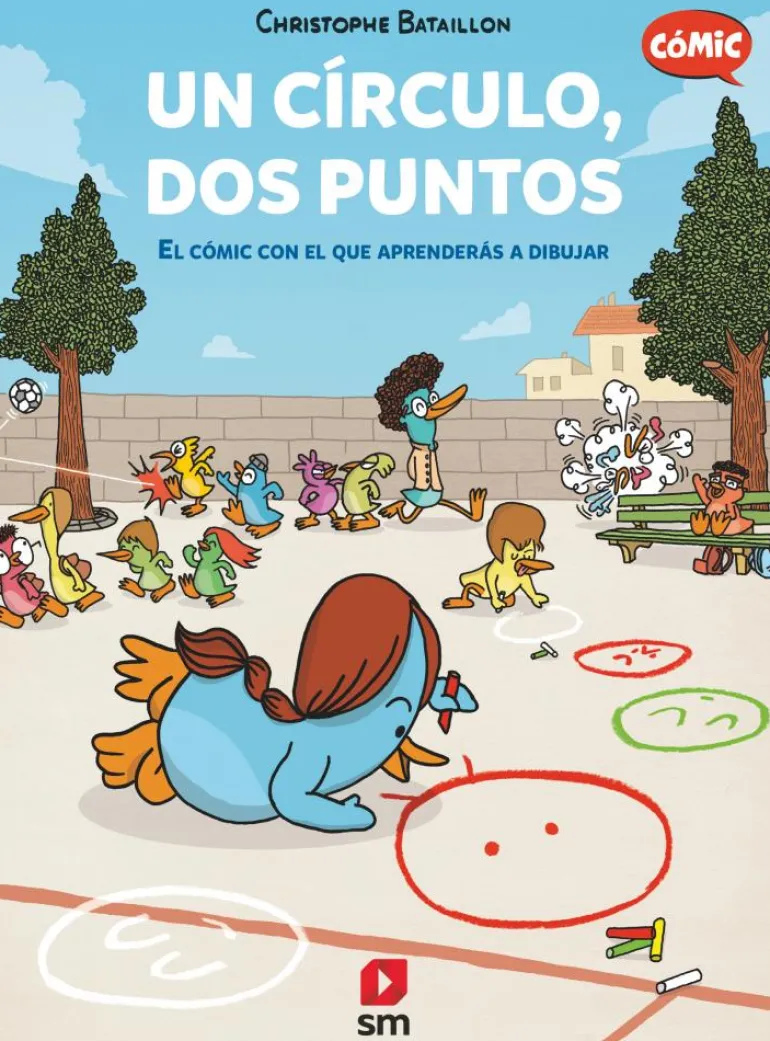 Un círculo, dos puntos