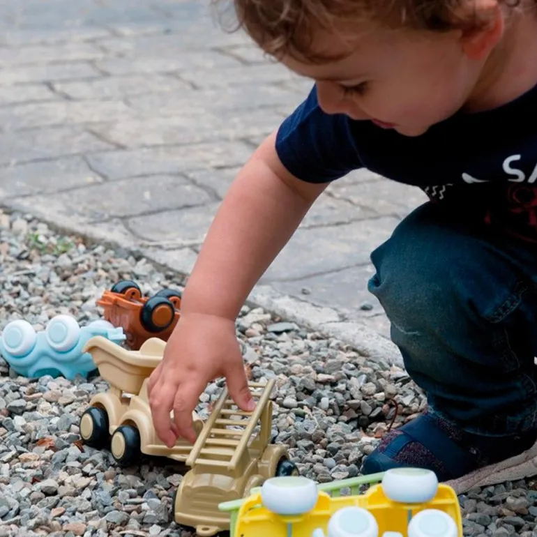 Vehículo mini-chubbies earth colors ecoline 7cm.